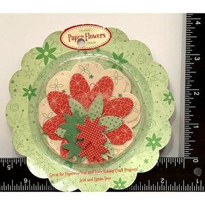 Colorbok Paper Flowers For Crafting Projects Very Merry Flowers 54225 Holiday